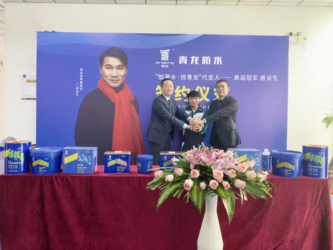 防水补漏品牌青龙与奥运冠军签约仪式圆满成功(图7)